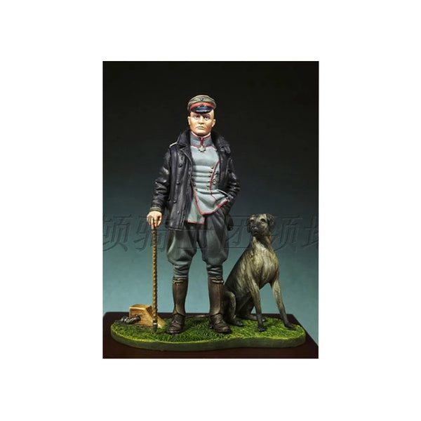 54mm WWI German Red Baron, Resin Model Figure Kit, Unassembled and Unpainted