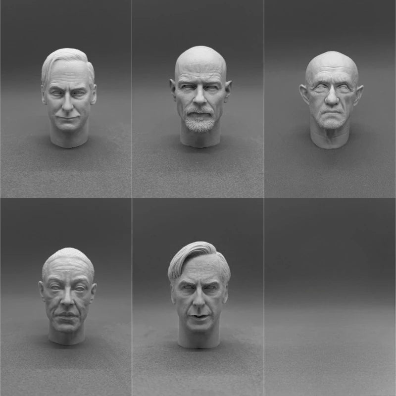 1/6 American Actor Head Sculpts, Resin Model Bust Kit, Historical Theme, Unassembled and Unpainted