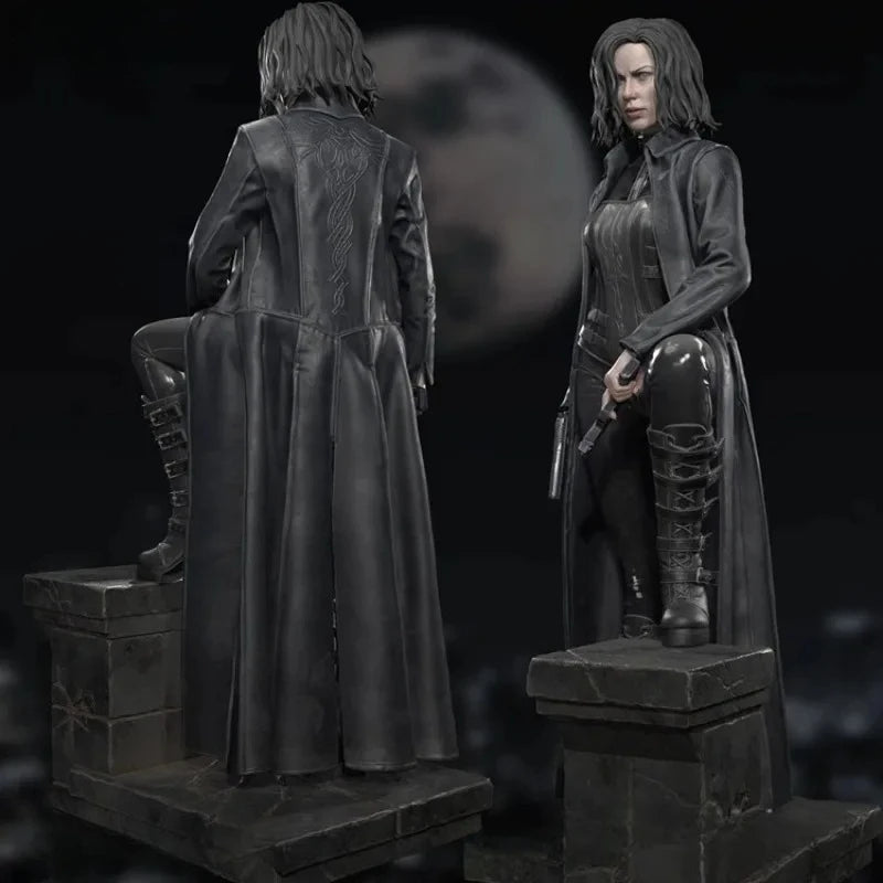 1/24 Selene Vampire Fighter, Resin Model Figure Kit, Fantasy Theme, Unassembled and Unpainted