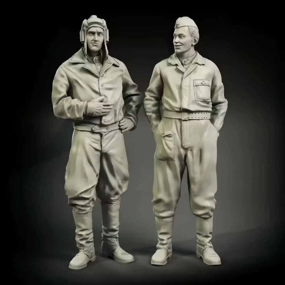 1/35 WWI British Infantry with Gas Masks, 32 Figures, Resin Model Figure Kit, Unassembled and Unpainted