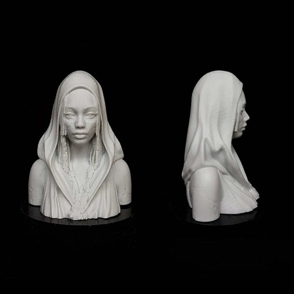 1/12 Warrior, Resin Model Bust Kit, Sci-Fi Theme, Unassembled and Unpainted