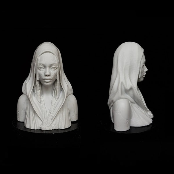 1/12 Warrior, Resin Model Bust Kit, Sci-Fi Theme, Unassembled and Unpainted