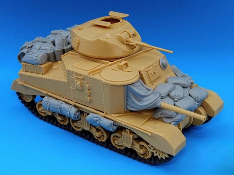 1/35 WWII M3 Grant Tank Accessories, Resin Model Accessory Kit, Unpainted