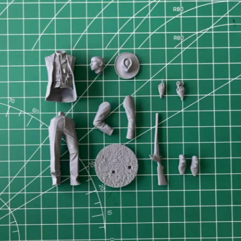 1/24 Doc Holliday Western Lawman, Resin Model Figure Kit, Historical Theme, Unassembled and Unpainted