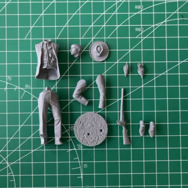 1/24 Doc Holliday Western Lawman, Resin Model Figure Kit, Historical Theme, Unassembled and Unpainted