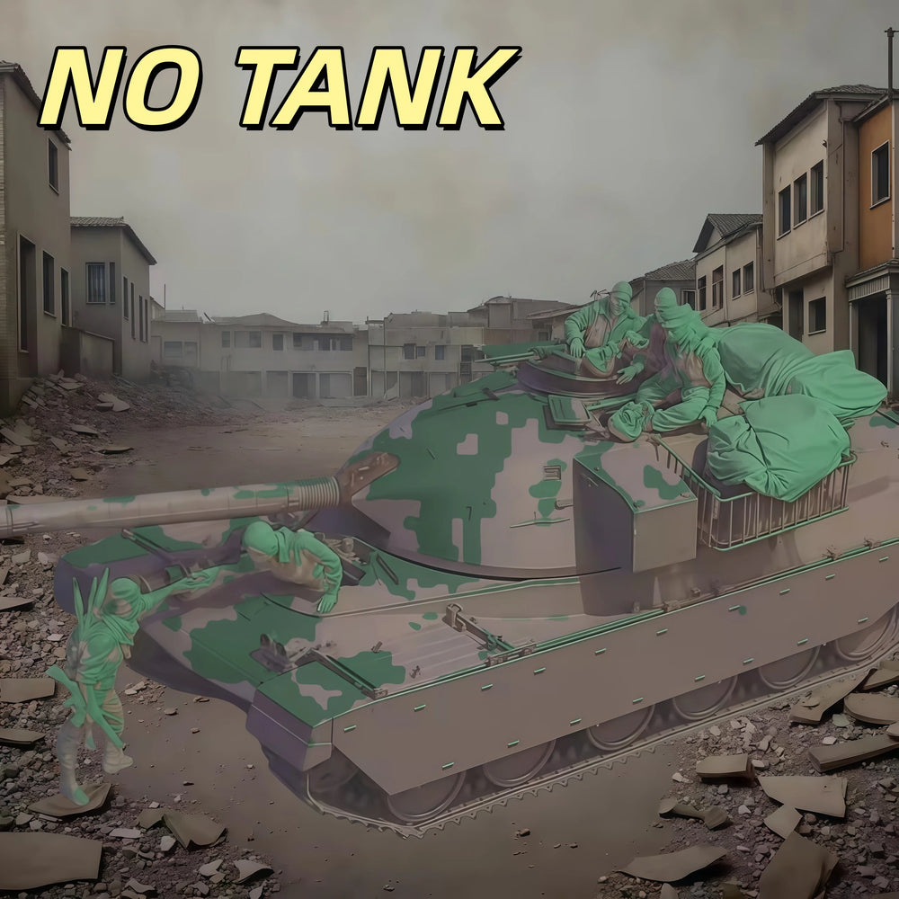 1/35 WWII Tank Crew Squad, 6 Figures, Resin Model Figure Kit, Unassembled and Unpainted
