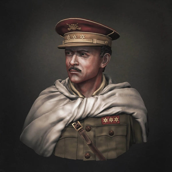 1/10 WWI Military Officers, 3 Figures, Resin Model Bust Kit, Unassembled and Unpainted