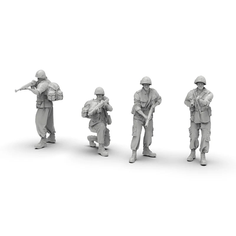 1/35 Modern US Soldiers, 14 Figures, Resin Model Figure Kit, Unassembled and Unpainted