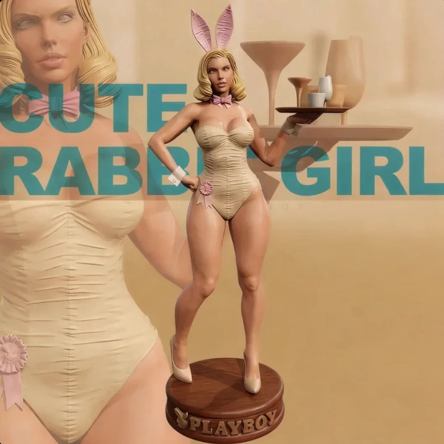 50mm Bunny Girl, Resin Model Figure Kit, Unassembled and Unpainted