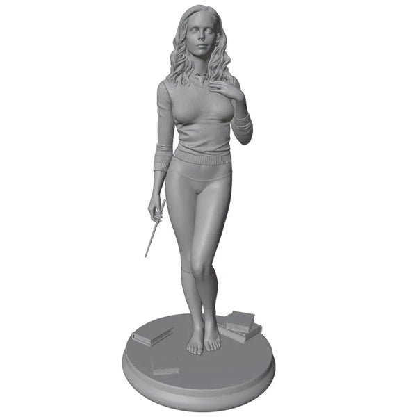 75mm Pinup Female Warrior, Resin Model Figure Kit, Unassembled and Unpainted