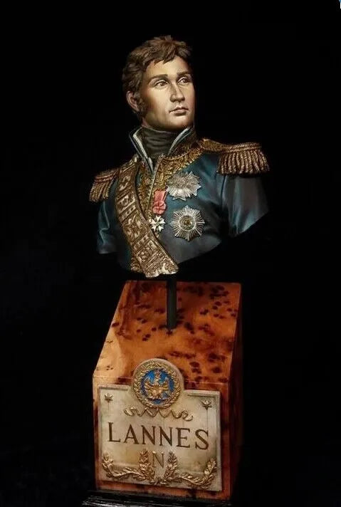 1/9 Napoleonic Marshal Lannes in Dress Uniform, Resin Model Bust Kit, Unassembled and Unpainted