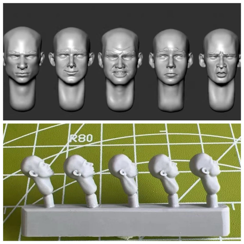 1/35 Modern Soldier Parts, 10 Figures, Resin Model Figure Kit, Unassembled and Unpainted