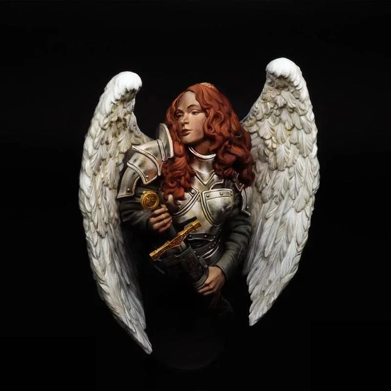1/10 Female Angel, Resin Model Bust Kit, Fantasy Theme, Unassembled and Unpainted