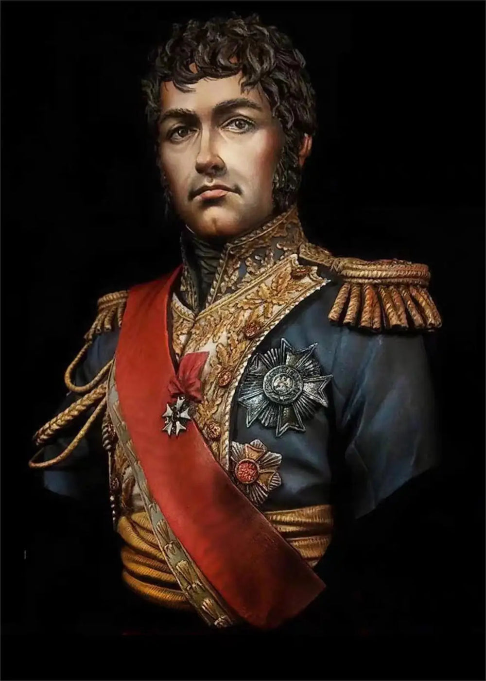 Napoleonic Imperial Officer — 1:10 Resin Bust