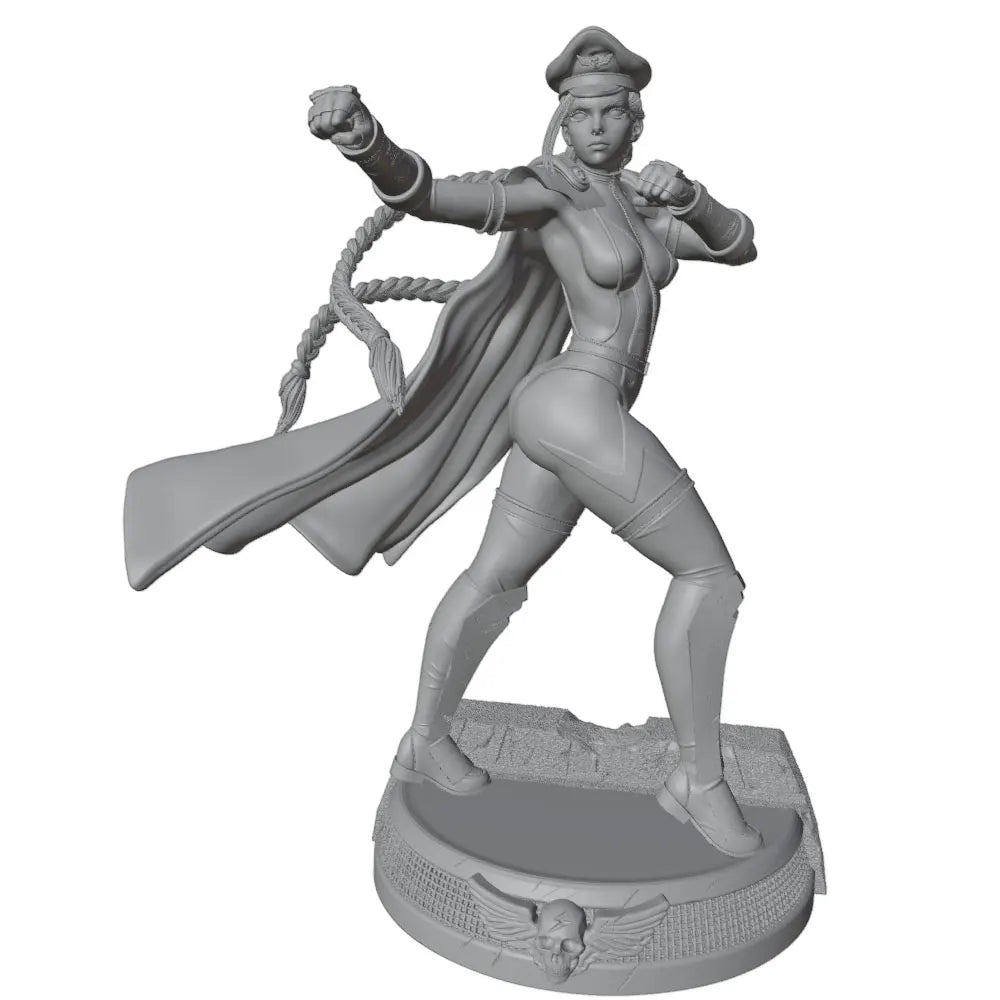 1/24 Female Action Hero, Resin Model Figure Kit, Unassembled and Unpainted