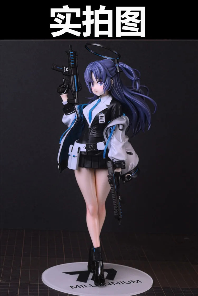 1/7 Hayase Yuuka from Blue Archive, Resin Model Figure Kit, Anime Theme, Unassembled and Unpainted