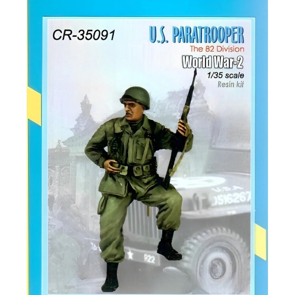 1/35 WWII US 82nd Airborne, Resin Model Figure Kit, Unassembled and Unpainted