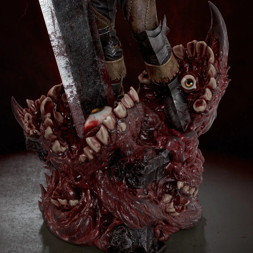 Medieval Dark Fantasy Barbarian Warrior, 3 Figures, Resin Model Figure Kit, Unassembled and Unpainted