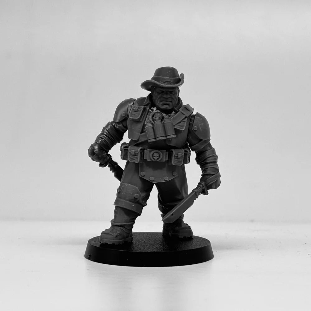Grimdark Jungle Fighters, 10 Figures, Resin Model Figure Kit, Sci-Fi Theme, Unassembled and Unpainted
