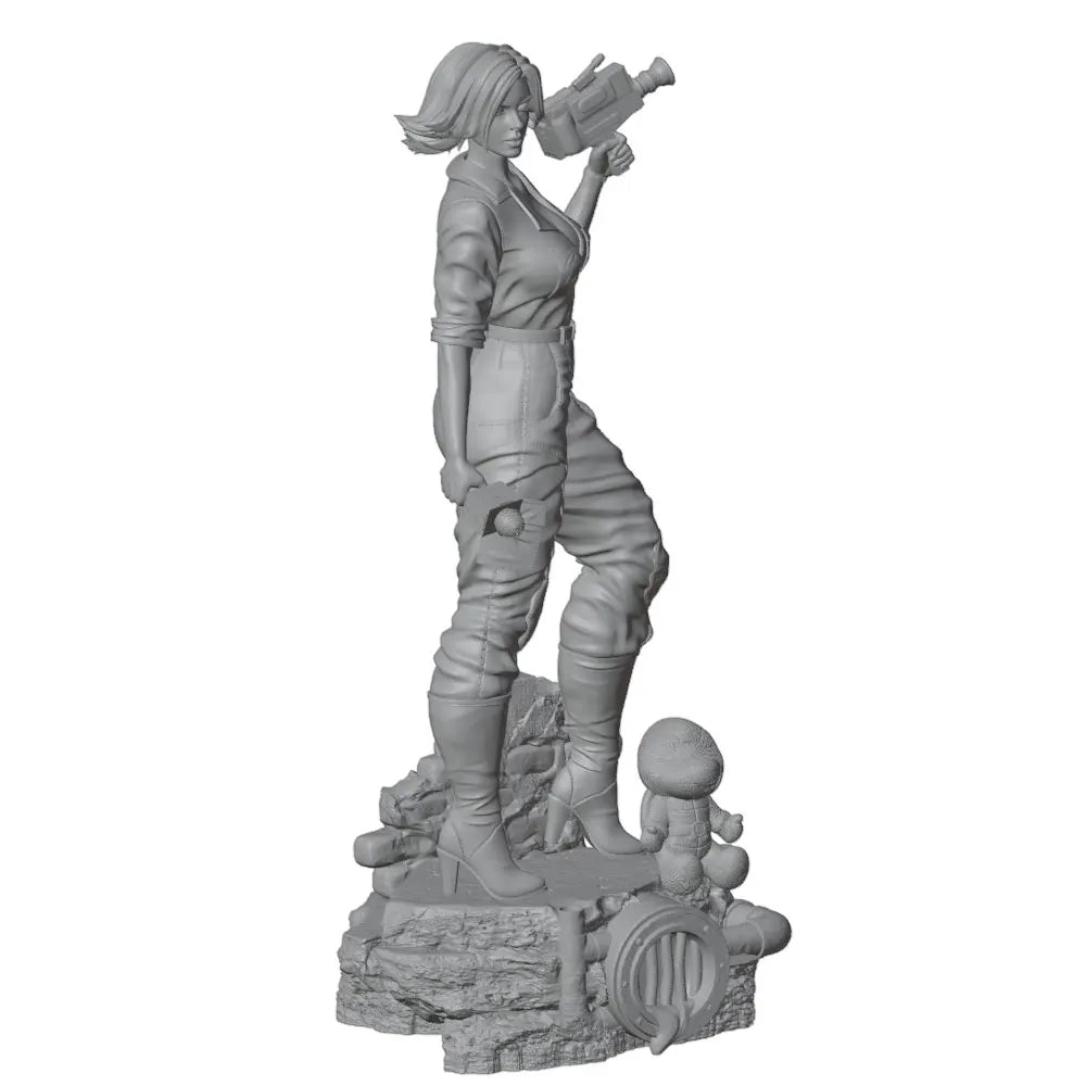 1/24 Female in Bodysuit, Resin Model Figure Kit, Unassembled and Unpainted