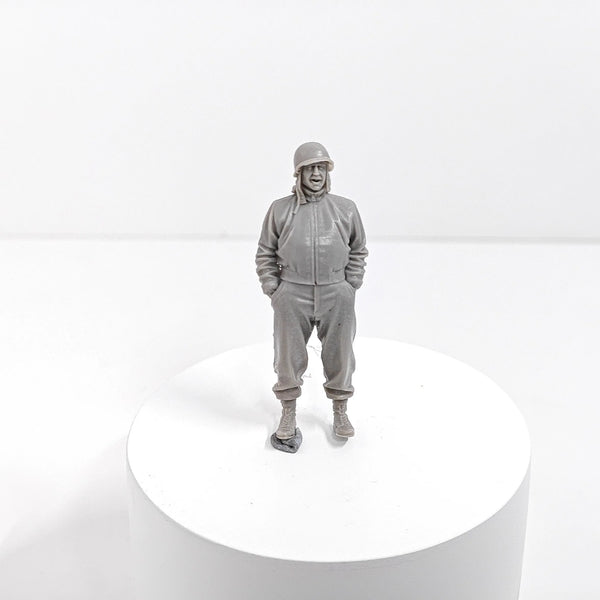 1/35 WWII US Tankman, Resin Model Figure Kit, Unassembled and Unpainted