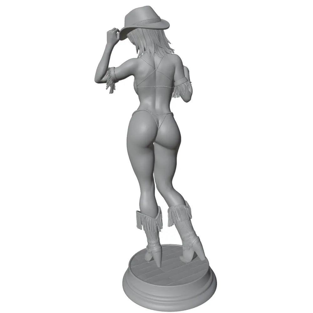 1/24 Pin-Up Warrior Girl, Resin Model Figure Kit, Unassembled and Unpainted