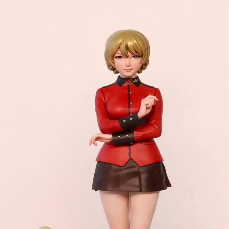1/12 Girl in Red Jacket, Resin Model Figure Kit, Anime Theme, Unassembled and Unpainted