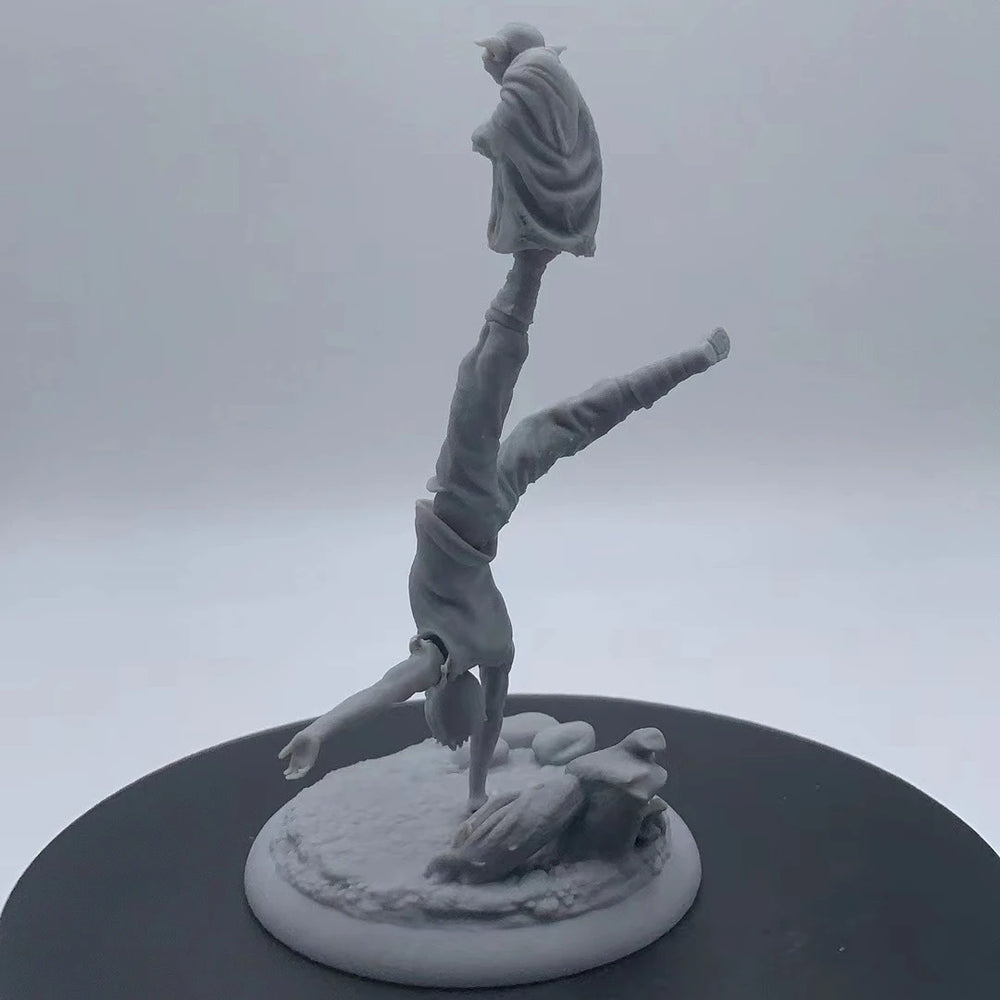 120mm Demon Character, Resin Model Figure Kit, Fantasy Theme, Unassembled and Unpainted