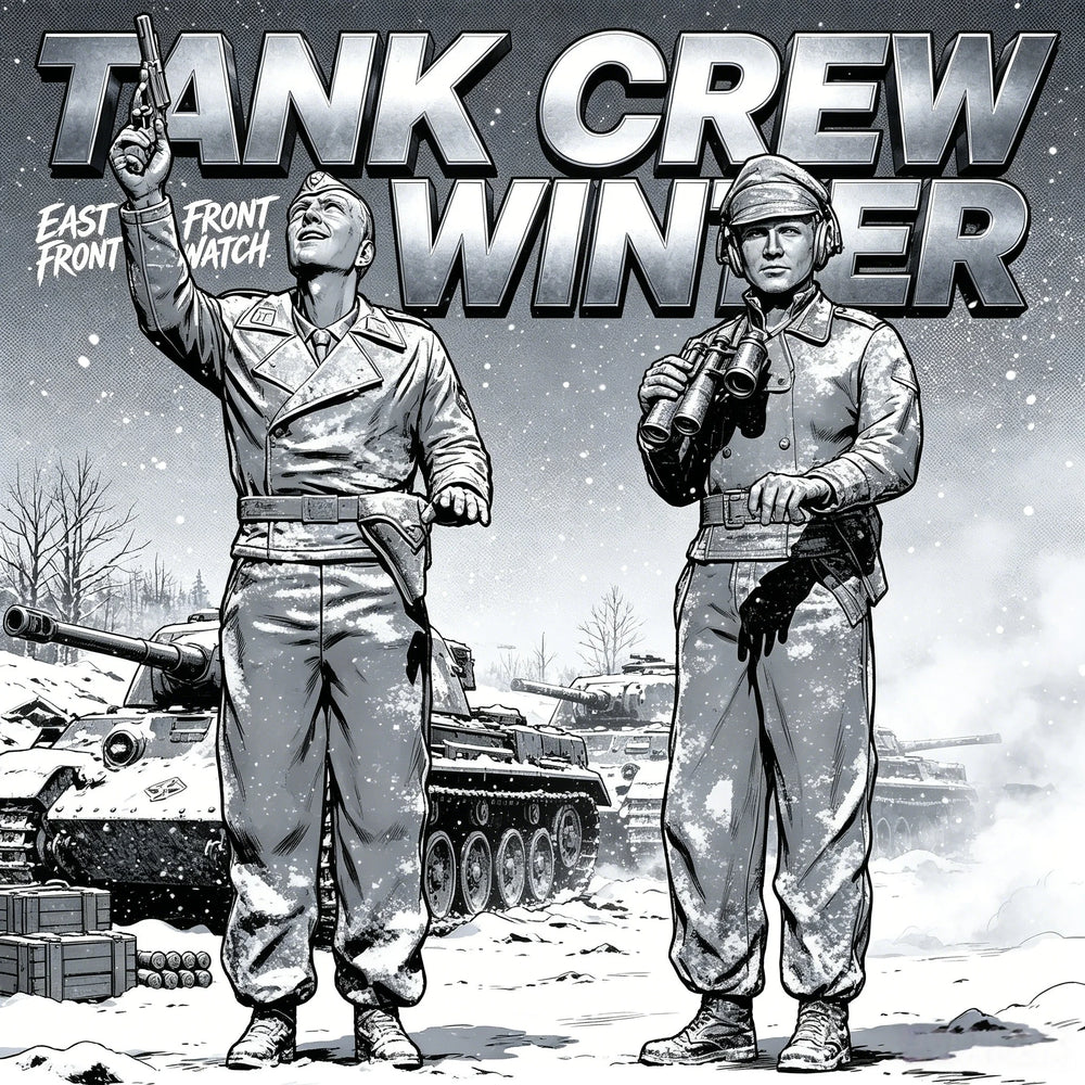 1/16 WWII Soviet Tank Crew, 2 Figures, Resin Model Figure Kit, Unassembled and Unpainted