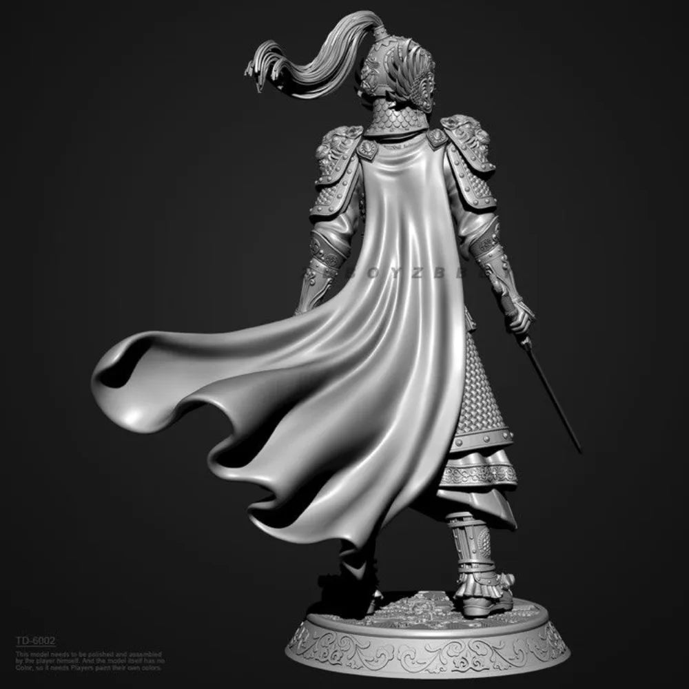 75mm Ancient Female General, Resin Model Figure Kit, Unassembled and Unpainted
