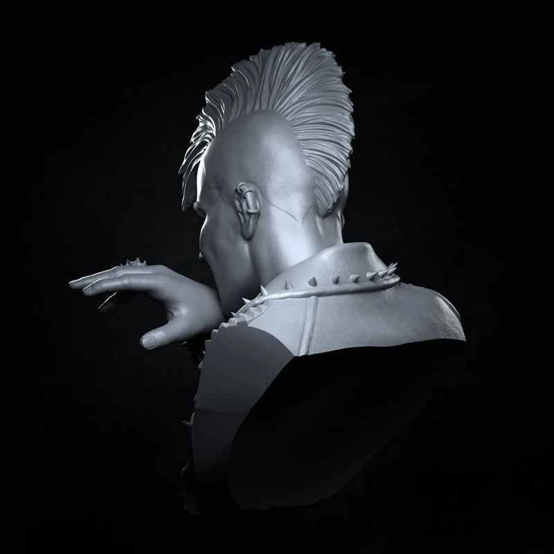 1/10 Elf Character, Resin Model Bust Kit, Fantasy Theme, Unassembled and Unpainted