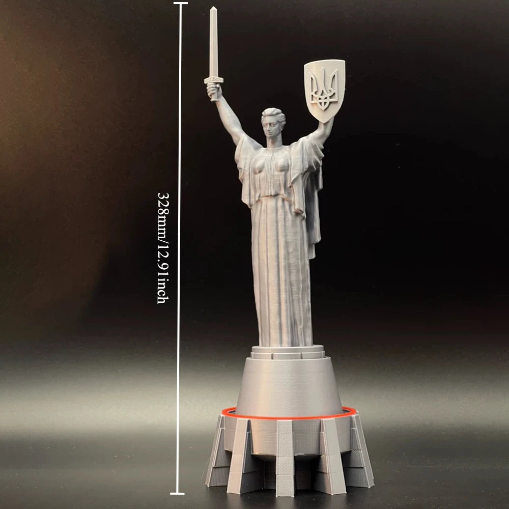 328mm Modern Ukraine Motherland Monument, Resin Model Figure Kit, Unassembled and Unpainted