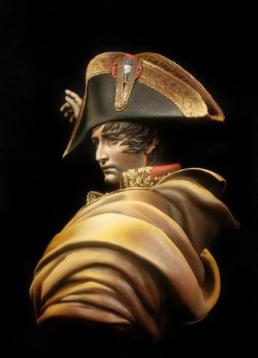 1/10 Napoleonic Napoleon Bonaparte, Resin Model Bust Kit, Unassembled and Unpainted