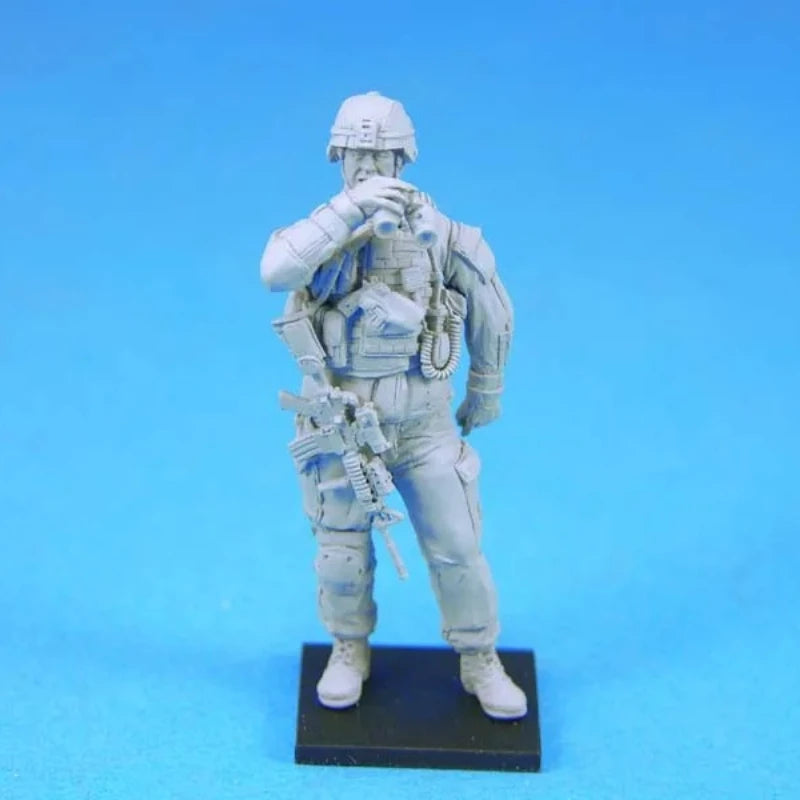 1/35 Modern US Soldier with Tactical Gear, Resin Model Figure Kit, Unassembled and Unpainted