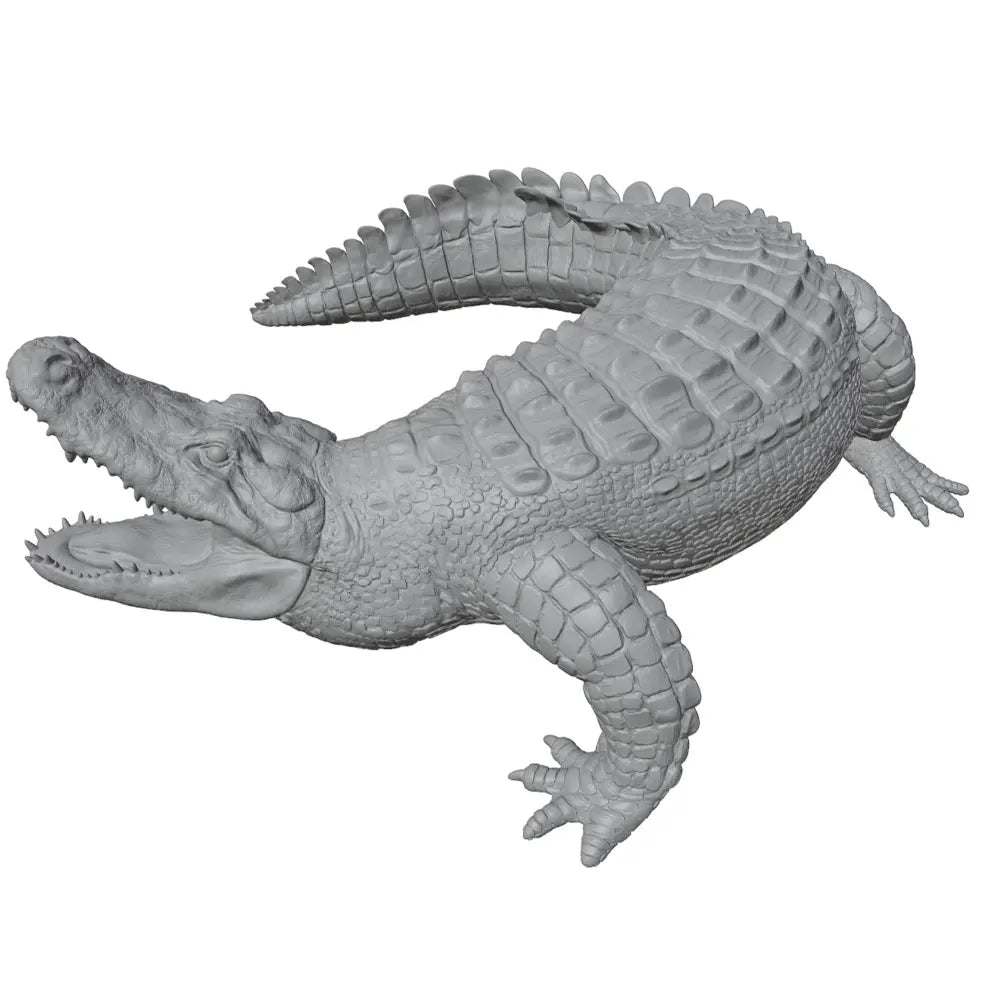 Crocodile, Resin Model Creature Kit, Wildlife Theme, Unassembled and Unpainted