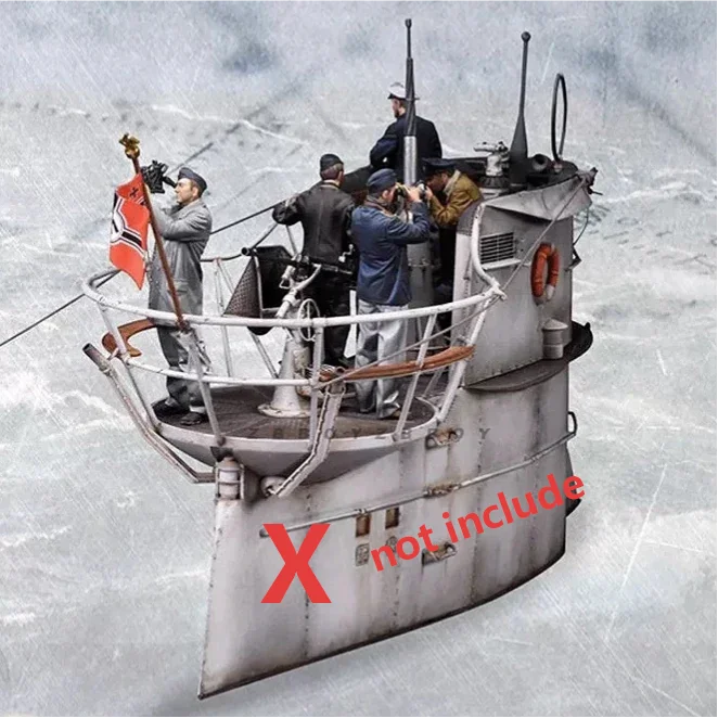 1/35 Modern Military Sailors on Patrol Boat, 5 Figures, Resin Model Figure Kit, Unassembled and Unpainted