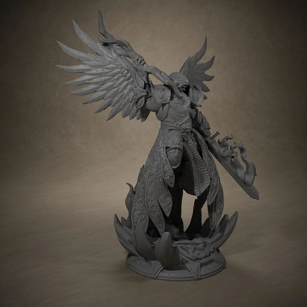 85mm Justice Angel Edridion, Resin Model Figure Kit, Fantasy Theme, Unassembled and Unpainted