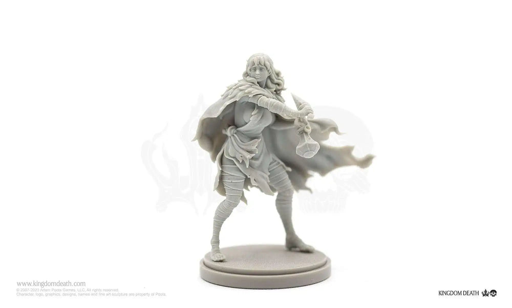 30mm Medieval Fantasy Sorceress, Resin Model Figure Kit, Fantasy Theme, Unassembled and Unpainted