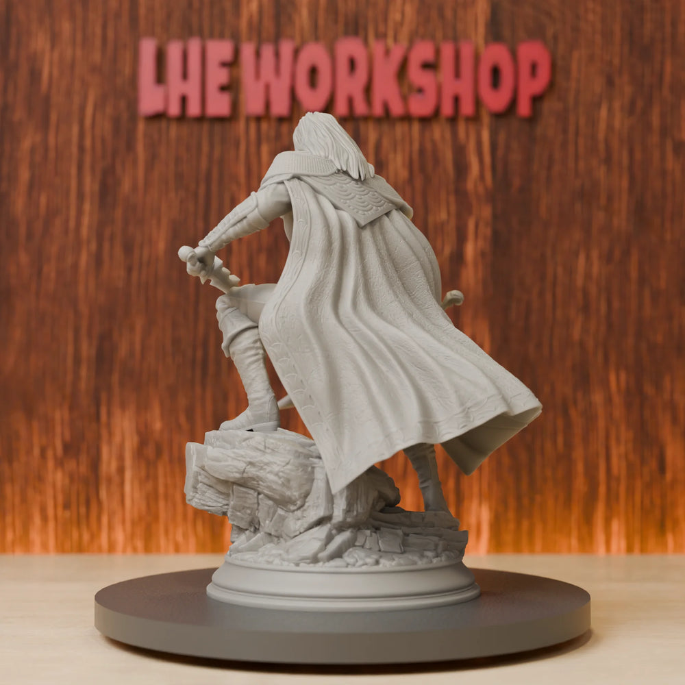 75mm Human Rogue Assassin, Resin Model Figure Kit, Fantasy Theme, Unassembled and Unpainted