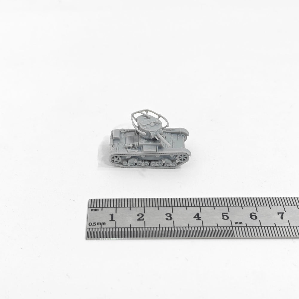 1/144 WWII Soviet T-26B Light Tank, Resin Model Vehicle Kit, Unassembled and Unpainted