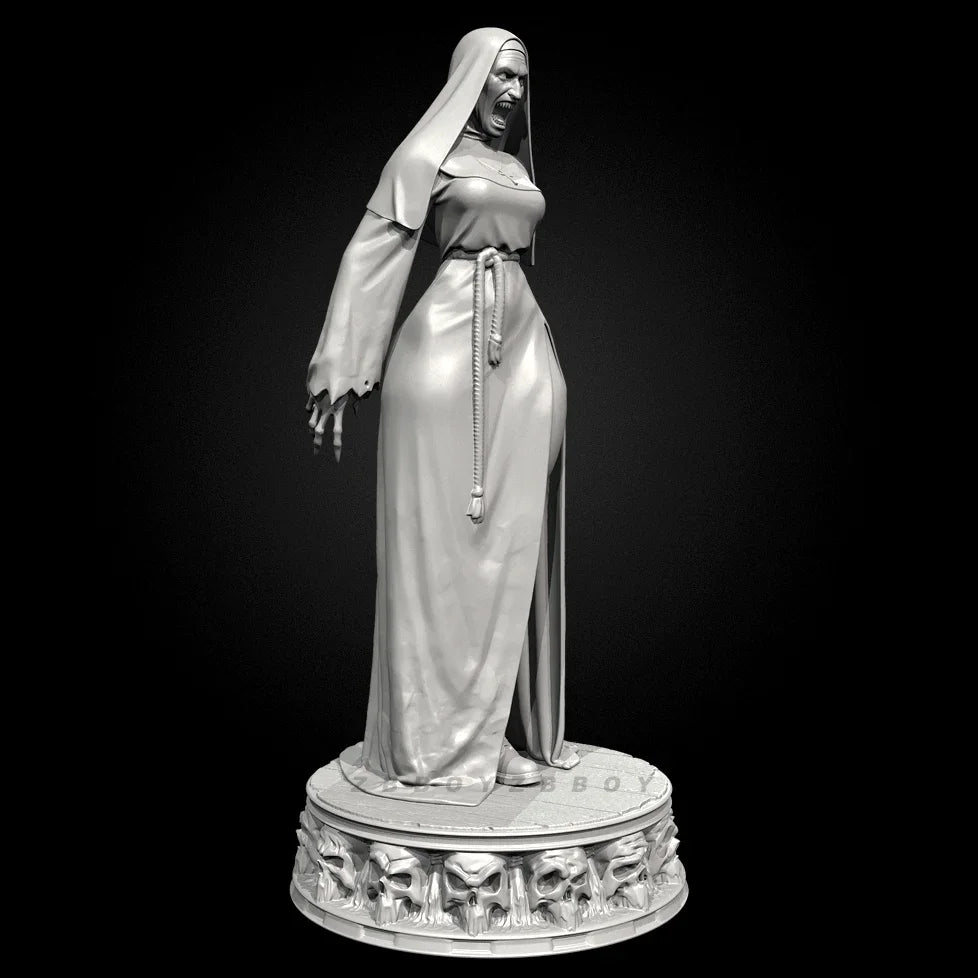 38mm Religious Nun or Saint, Resin Model Figure Kit, Mythology Theme, Unassembled and Unpainted