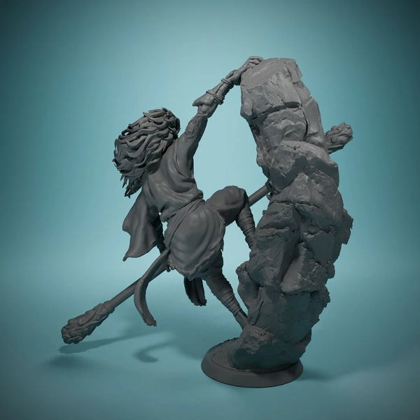 65mm Wukong Monkey King, Resin Model Figure Kit, Mythology Theme, Unassembled and Unpainted
