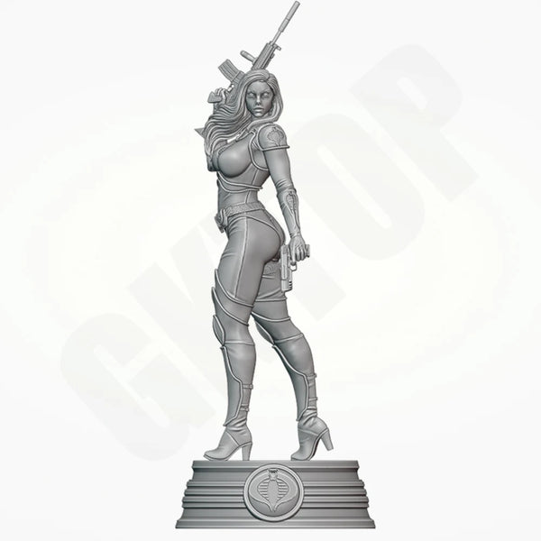 1/24 Modern Female Soldiers Warriors, 5 Figures, Resin Model Figure Kit, Unassembled and Unpainted