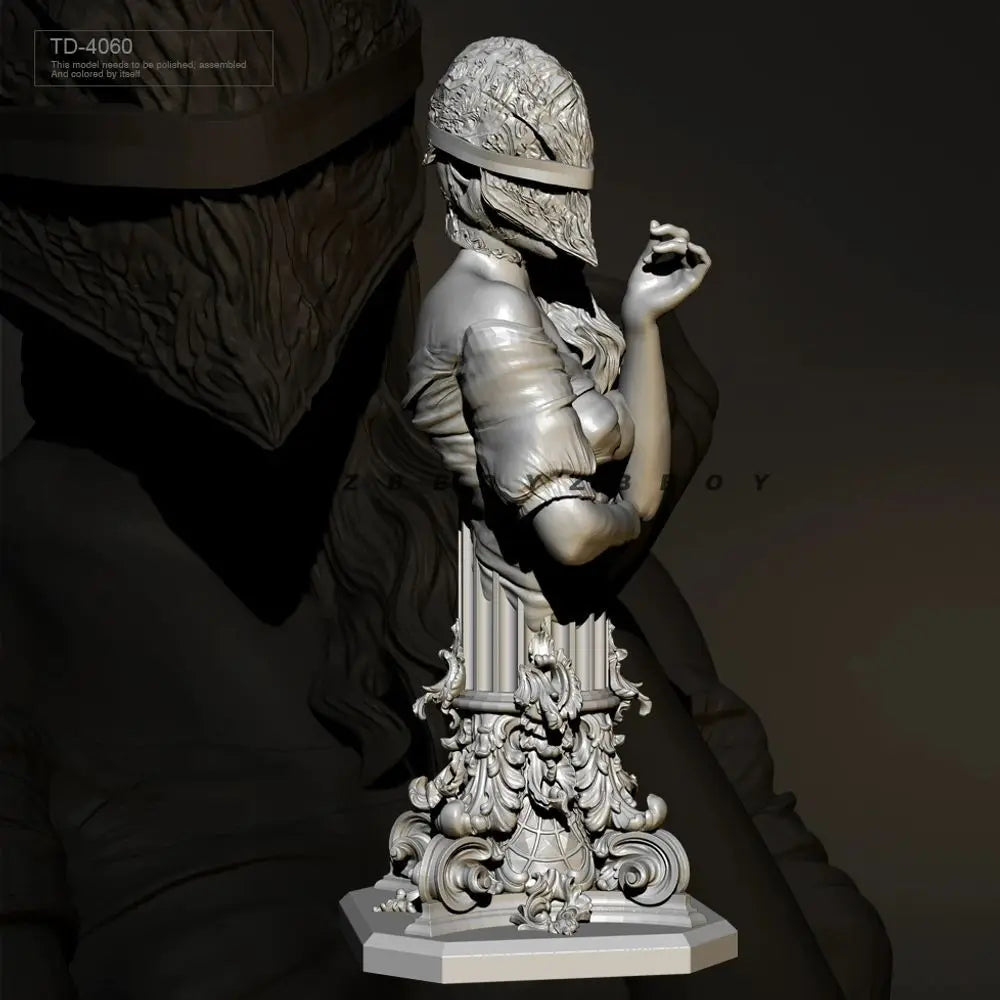 55mm Queen, Resin Model Bust Kit, Fantasy Theme, Unassembled and Unpainted