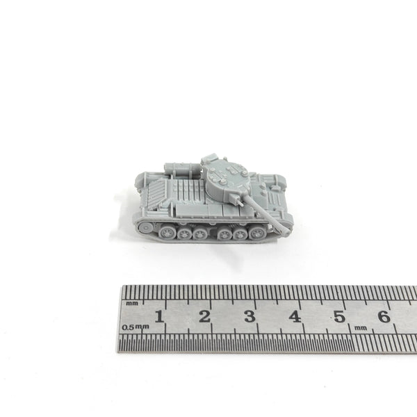 1/144 WWII British Valentine Mk. IX, Resin Model Vehicle Kit, Unassembled and Unpainted