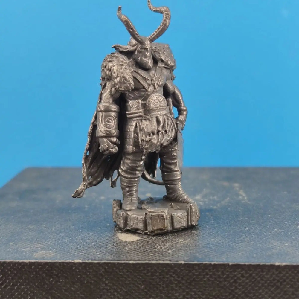 55mm Hell Baron Warrior, Resin Model Figure Kit, Fantasy Theme, Unassembled and Unpainted