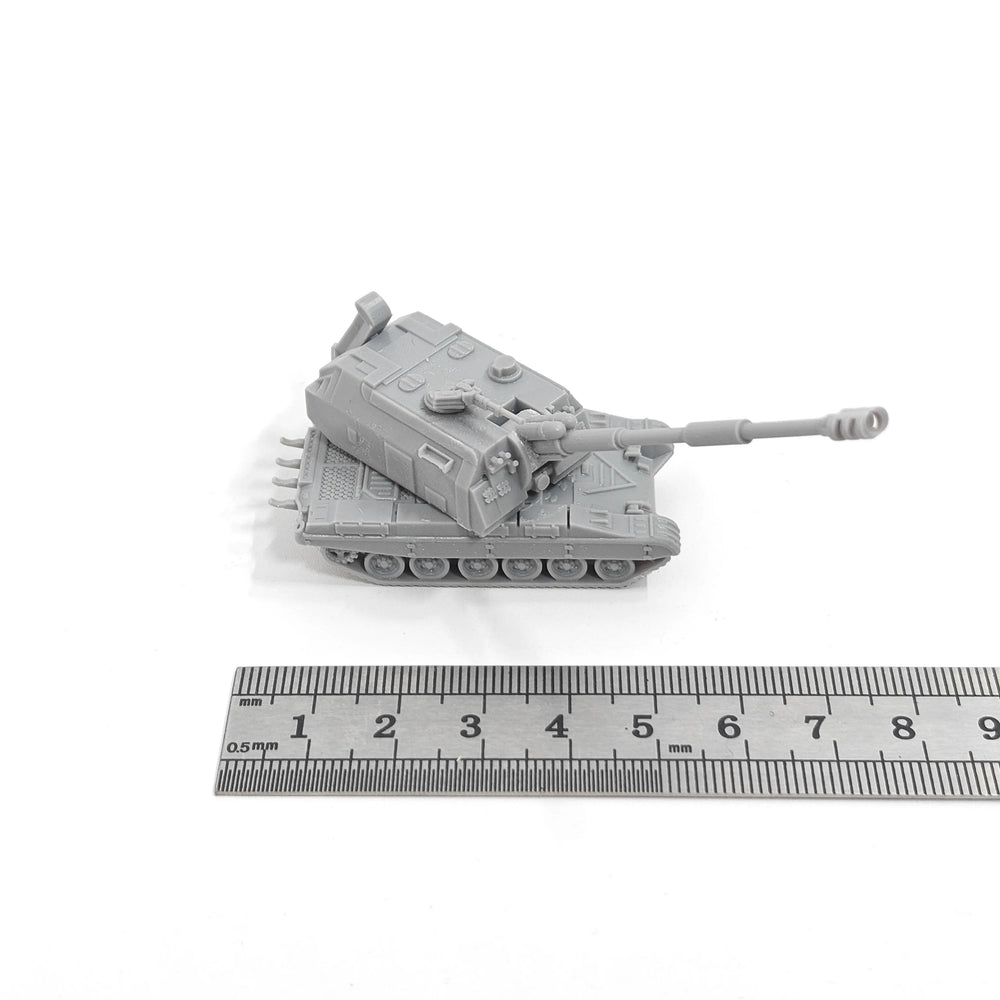 1/144 Modern Soviet 2S19 MSTA-S, Resin Model Vehicle Kit, Unassembled and Unpainted