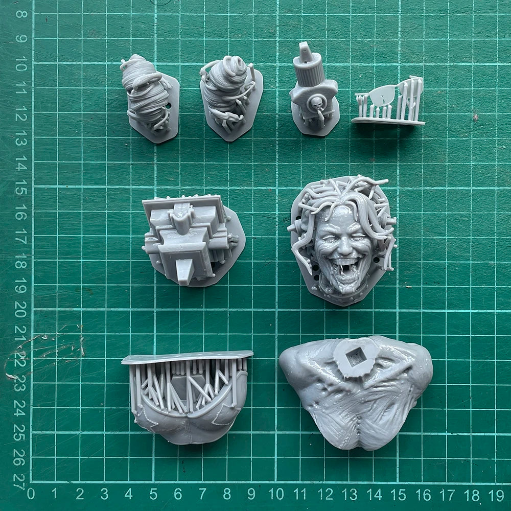 1/6 Zombie Undead, Resin Model Bust Kit, Fantasy Theme, Unassembled and Unpainted