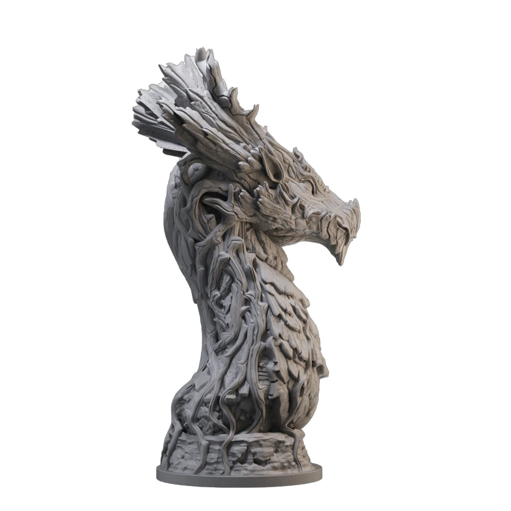 1/10 Chinese Dragon, Resin Model Bust Kit, Fantasy Theme, Unassembled and Unpainted