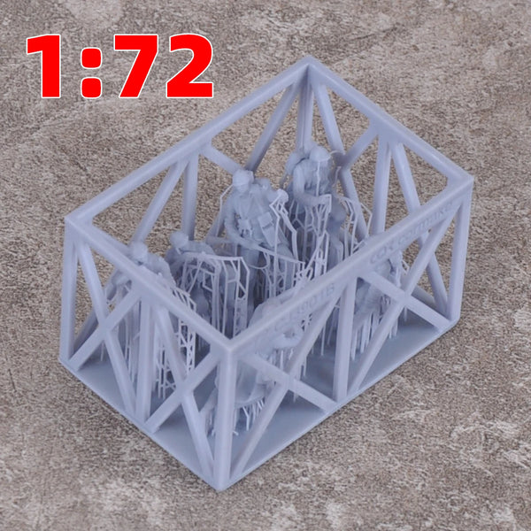 1/35 WWI French Soldiers in Combat, 6 Figures, Resin Model Figure Kit, Unassembled and Unpainted